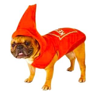 New Hyde and Eek Boutique Dog Ketchup Halloween Costume size XL  up to 100 pound